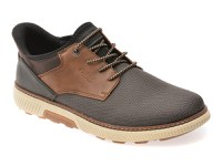 Pantofi sport RIEKER negri, B3357, din material textil - 1