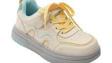 Pantofi sport SELECTION KIDS albi, 2553, din piele naturala