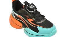 Pantofi sport Selection Kids negri W616 din material textil pentru baieti