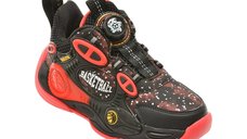 Pantofi sport SELECTION KIDS negri, W865, din piele ecologica