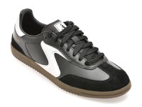 Pantofi sport SKECHERS alb-negru, HOTSHOT, din piele naturala - 1
