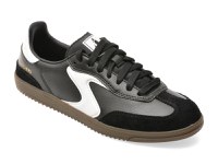 Pantofi sport SKECHERS alb-negru, HOTSHOT, din piele naturala - 1