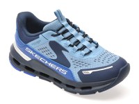 Pantofi sport SKECHERS albastri, GLIDE-STEP PLUS, din material textil - 1