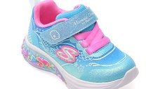 Pantofi sport SKECHERS albastri, MY DREAMERS, din material textil