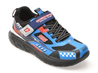 Pantofi sport SKECHERS albastri, SKECH TRACKS, din material textil - 1