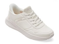 Pantofi sport SKECHERS albi, 177394, din piele ecologica - 1
