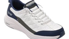 Pantofi sport SKECHERS albi, CONTOUR FOAM , din material textil