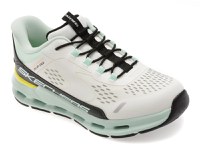 Pantofi sport SKECHERS albi, GLIDE-STEP +, din material textil - 1