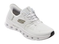 Pantofi sport SKECHERS albi, GLIDE-STEP PRO, din material textil - 1