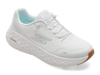 Pantofi sport SKECHERS albi, GO WALK MAX CUSHIONING FLEX, din material textil - 1