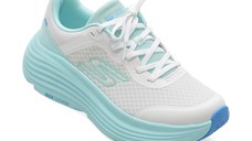 Pantofi sport SKECHERS albi, MAX CUSHIONING ENDEAVOUR, din material textil