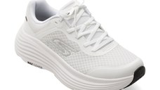 Pantofi sport SKECHERS albi, MAX CUSHIONING ENDEAVOUR, din material textil