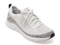 Pantofi sport SKECHERS albi, PURE FLEX, din material textil - 1