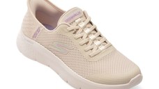Pantofi sport SKECHERS bej, GO WALK FLEX, din material textil