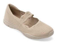 Pantofi sport SKECHERS bej, SEAGER, din material textil - 1