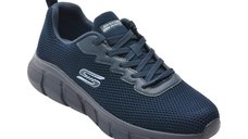Pantofi sport SKECHERS bleumarin, BOBS B FLEX, din material textil