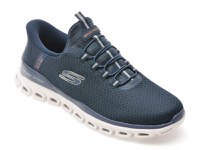 Pantofi sport SKECHERS bleumarin, GLIDE-STEP, din material textil - 1