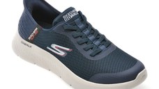 Pantofi sport SKECHERS bleumarin, GO WALK FLEX, din material textil