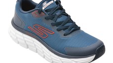 Pantofi sport SKECHERS bleumarin, MAX FLEX, din material textil