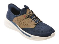 Pantofi sport SKECHERS bleumarin, SLADE, din material textil - 1
