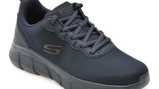 Pantofi sport SKECHERS BOBS B FLEX bleumarin din material textil