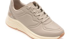 Pantofi sport SKECHERS gri, 117560, din piele ecologica