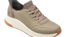 Pantofi sport SKECHERS gri, BOBS SQUAD 4, din piele ecologica