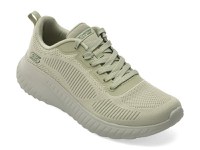 Pantofi sport SKECHERS gri, BOBS SQUAD CHAOS, din material textil - 1