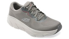 Pantofi sport SKECHERS gri, D LUX WALKER 2.0, din material textil