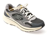 Pantofi sport SKECHERS gri, GO RUN CONSISTENT 2.0, din material textil si piele naturala - 1