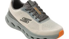 Pantofi sport SKECHERS gri, GO WALK GLIDE-STEP 2.0, din material textil