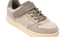 Pantofi sport SKECHERS gri, QUICK STREET, din material textil