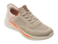Pantofi sport SKECHERS gri, SLADE, din material textil - 1