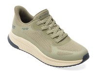 Pantofi sport SKECHERS kaki, BOBS SQUAD 4, din material textil - 1