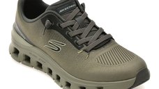 Pantofi sport SKECHERS kaki GLIDE-STEP PRO din material textil pentru barbati