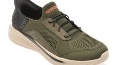 Pantofi sport SKECHERS kaki, SLADE, din material textil