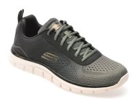 Pantofi sport SKECHERS kaki, TRACK, din material textil - 1