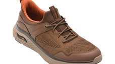 Pantofi sport SKECHERS maro, ARCH FIT CROSSER, din material textil