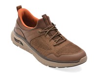 Pantofi sport SKECHERS maro, ARCH FIT CROSSER, din material textil - 1