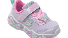 Pantofi sport SKECHERS mov, LIL BUTTERFLY BLISS, din material textil