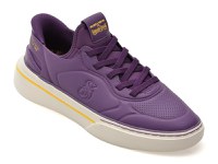 Pantofi sport SKECHERS mov, SNOOP ONE, din piele ecologica - 1