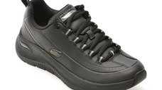 Pantofi sport SKECHERS negri, 150061, din piele naturala