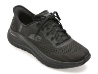 Pantofi sport SKECHERS negri, 150066, din material textil - 1