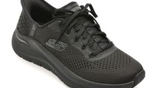 Pantofi sport SKECHERS negri, 150066, din material textil