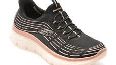 Pantofi sport SKECHERS negri, 150611, din material textil