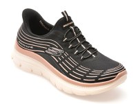 Pantofi sport SKECHERS negri, 150611, din material textil - 1