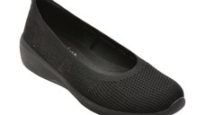 Pantofi sport SKECHERS negri, ARYA, din material textil