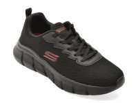 Pantofi sport SKECHERS negri, BOBS B FLEX, din material textil - 1