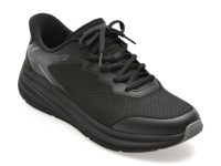 Pantofi sport SKECHERS negri, BOBS SKILLZ, din material textil - 1