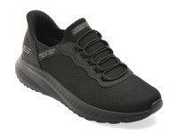Pantofi sport SKECHERS negri, BOBS SQUAD CHAOS, din material textil - 1